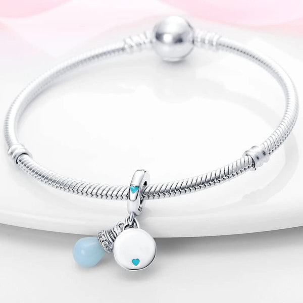 Planet Gates 2024 New in Hot Sale Original Charm Beads Fit Pandach Bracelet For Women 925 Silver Glow Discoloration Pendant Bead Jewelry Gift