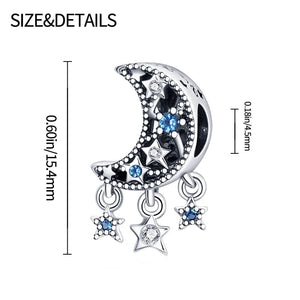 Planet Gates 2024 New in Hot Sale Original Charm Beads Fit Pandach Bracelet For Women 925 Silver Glow Discoloration Pendant Bead Jewelry Gift