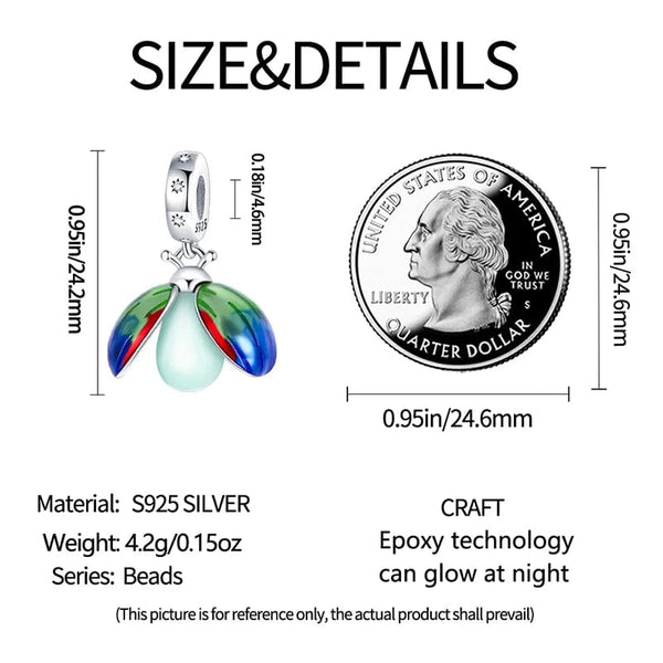 Planet Gates 2024 New in Hot Sale Original Charm Beads Fit Pandach Bracelet For Women 925 Silver Glow Discoloration Pendant Bead Jewelry Gift