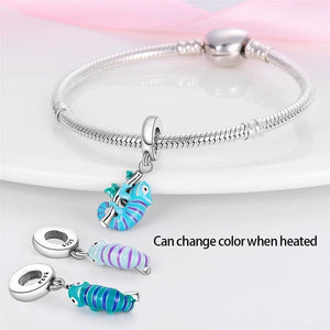 Planet Gates 2024 New in Hot Sale Original Charm Beads Fit Pandach Bracelet For Women 925 Silver Glow Discoloration Pendant Bead Jewelry Gift