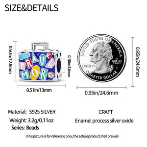 Planet Gates 2024 New in Hot Sale Original Charm Beads Fit Pandach Bracelet For Women 925 Silver Glow Discoloration Pendant Bead Jewelry Gift