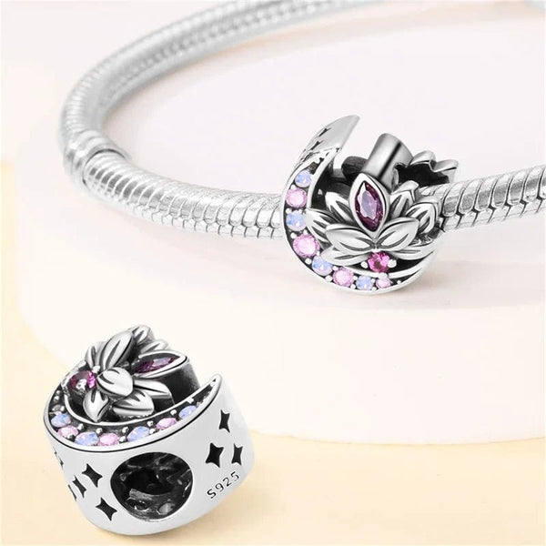 Planet Gates 2024 New in Hot Sale Original Charm Beads Fit Pandach Bracelet For Women 925 Silver Glow Discoloration Pendant Bead Jewelry Gift