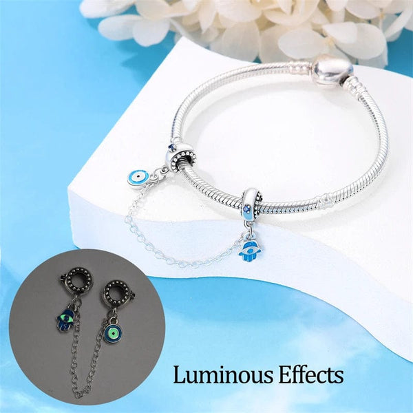 Planet Gates 2024 New in Hot Sale Original Charm Beads Fit Pandach Bracelet For Women 925 Silver Glow Discoloration Pendant Bead Jewelry Gift