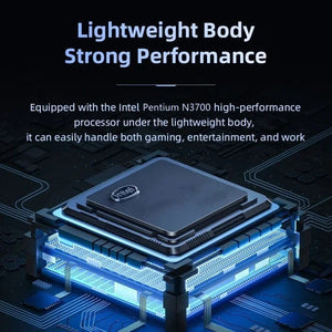 Planet Gates 2024 New Laptop Computer Windows 11 Pro Ultra Slim Notebook 14.1 Inch Intel Pentium N3700 16GB 1024GB Office Study PC Computer