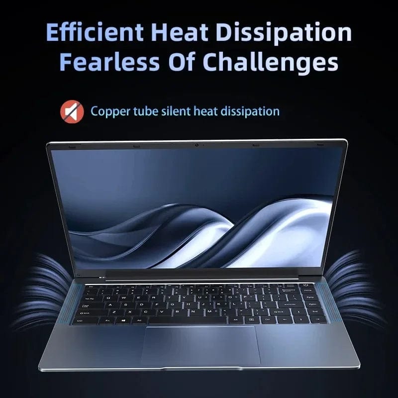 Planet Gates 2024 New Laptop Computer Windows 11 Pro Ultra Slim Notebook 14.1 Inch Intel Pentium N3700 16GB 1024GB Office Study PC Computer