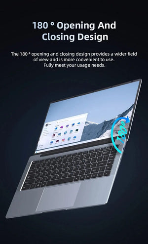 Planet Gates 2024 New Laptop Computer Windows 11 Pro Ultra Slim Notebook 14.1 Inch Intel Pentium N3700 16GB 1024GB Office Study PC Computer