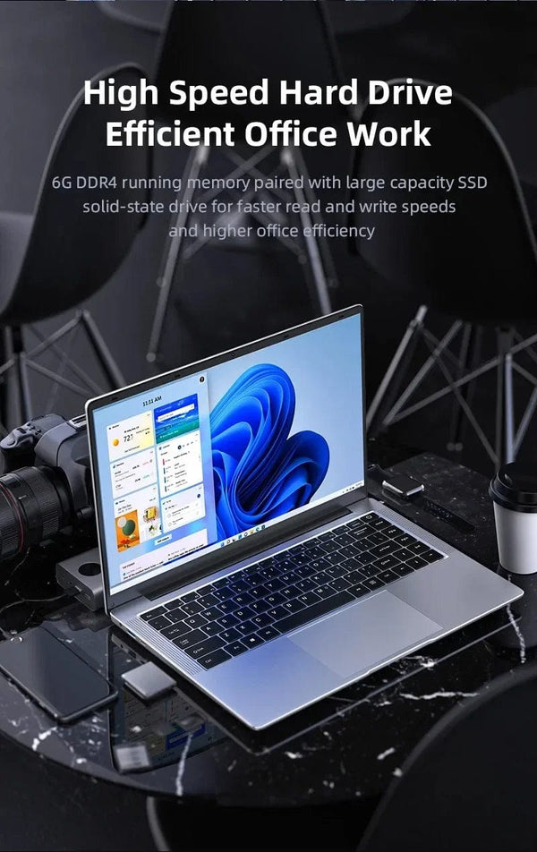 Planet Gates 2024 New Laptop Computer Windows 11 Pro Ultra Slim Notebook 14.1 Inch Intel Pentium N3700 16GB 1024GB Office Study PC Computer