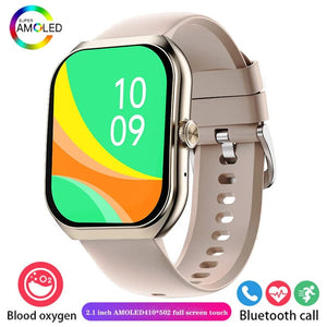 Planet Gates 2024 New Men Smart Watch HD Bluetooth Call 2.1 Inch AMOLED Screen GPS Sport Tracker Blood Pressure Women NFC Original Smartwatch