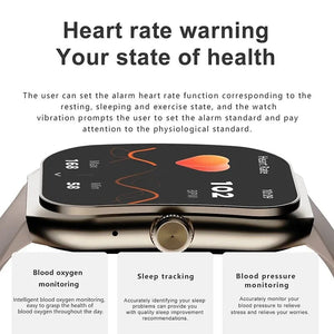 Planet Gates 2024 New Men Smart Watch HD Bluetooth Call 2.1 Inch AMOLED Screen GPS Sport Tracker Blood Pressure Women NFC Original Smartwatch