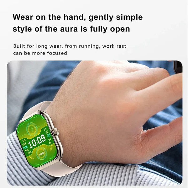 Planet Gates 2024 New Men Smart Watch HD Bluetooth Call 2.1 Inch AMOLED Screen GPS Sport Tracker Blood Pressure Women NFC Original Smartwatch