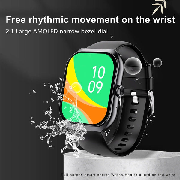 Planet Gates 2024 New Men Smart Watch HD Bluetooth Call 2.1 Inch AMOLED Screen GPS Sport Tracker Blood Pressure Women NFC Original Smartwatch
