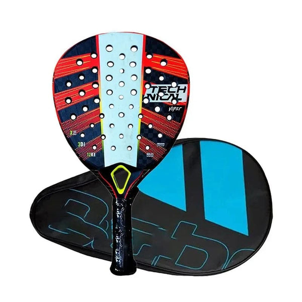 Planet Gates 2024 New Pala Padel Paddle Tennis Racket Soft Face Carbon Fiber Soft EVA Face Sports Racquet Outdoors Equipment