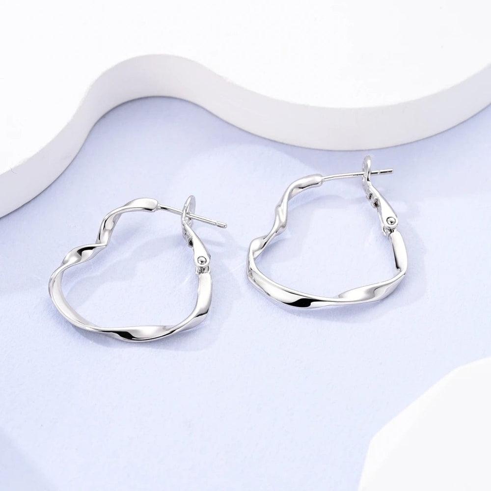 Planet Gates 2024 New Sterling Silver S9255 Solid Color Atmospheric Earrings Ear Loops Simple Fine Jewelry Women Girls Fashion Party Gift