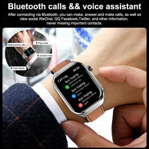 Planet Gates 2024 New Uric Acid Blood Fat Smartwatch ECG Blood Glucose Heart Rate Blood Pressure Health Monitoring Smart Watch For HUAWEI IOS