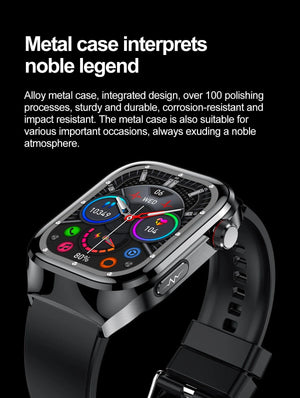 Planet Gates 2024 New Uric Acid Blood Fat Smartwatch ECG Blood Glucose Heart Rate Blood Pressure Health Monitoring Smart Watch For HUAWEI IOS