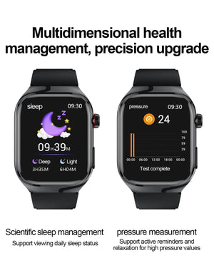 Planet Gates 2024 New Uric Acid Blood Fat Smartwatch ECG Blood Glucose Heart Rate Blood Pressure Health Monitoring Smart Watch For HUAWEI IOS