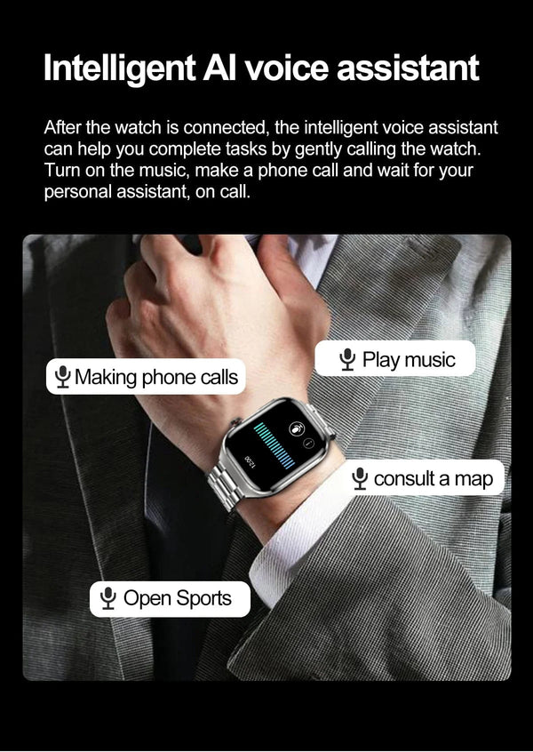Planet Gates 2024 New Uric Acid Blood Fat Smartwatch ECG Blood Glucose Heart Rate Blood Pressure Health Monitoring Smart Watch For HUAWEI IOS