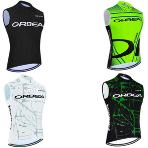 Planet Gates 2024 ORBEA ORCA Bike Vest Quick Dry Cycling Team Jersey Windbreaker Men Summer Ropa Ciclismo Sleeveless Bicycle Jersey Tshirt