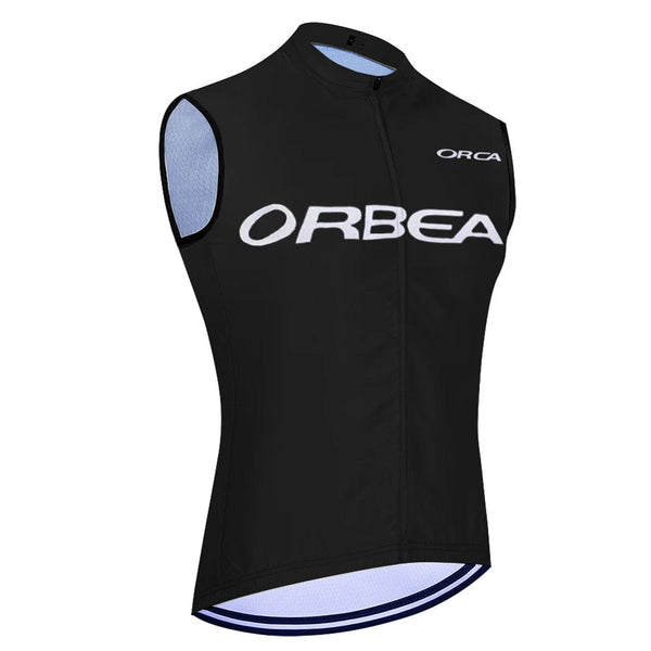 Planet Gates 2024 ORBEA ORCA Bike Vest Quick Dry Cycling Team Jersey Windbreaker Men Summer Ropa Ciclismo Sleeveless Bicycle Jersey Tshirt