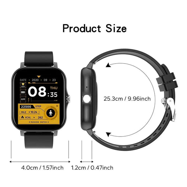 Planet Gates 2024 Smart Watch Android Phone 1.44'' Inch Color Screen Bluetooth Call Blood Oxygen/Pressure Monitoring Smart Watch Women Men