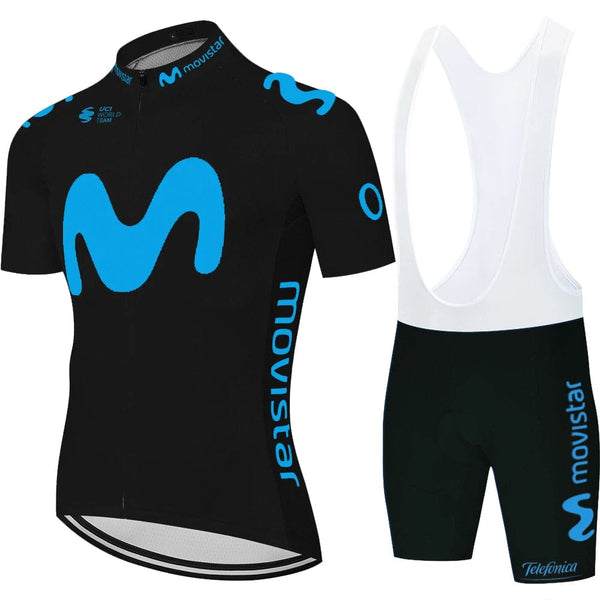 Planet Gates 2024 Team Movistar cycling jersey men cycling set Maillot Ropa Ciclismo Jersey Men Summer Bike Jersey Set Bike Bicycle Wear MTB