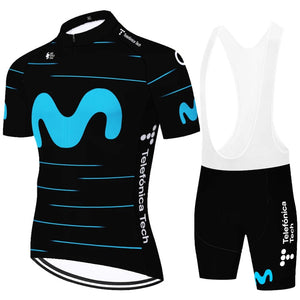 Planet Gates 2024 Team Movistar cycling jersey men cycling set Maillot Ropa Ciclismo Jersey Men Summer Bike Jersey Set Bike Bicycle Wear MTB