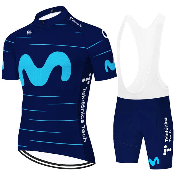 Planet Gates 2024 Team Movistar cycling jersey men cycling set Maillot Ropa Ciclismo Jersey Men Summer Bike Jersey Set Bike Bicycle Wear MTB