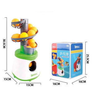 Planet Gates 2024 Up-graded Portable Table Tennis Ball Pitcher Dual Power Supply Version Ping Pong Ball Robot Pitching Machine For Trainers