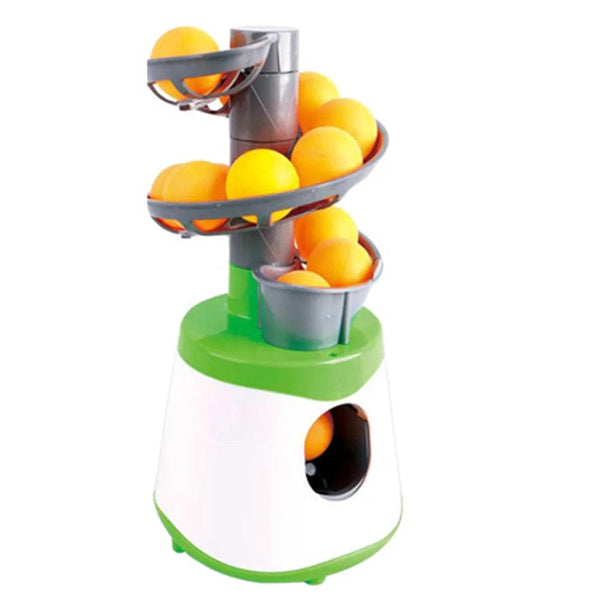 Planet Gates 2024 Up-graded Portable Table Tennis Ball Pitcher Dual Power Supply Version Ping Pong Ball Robot Pitching Machine For Trainers
