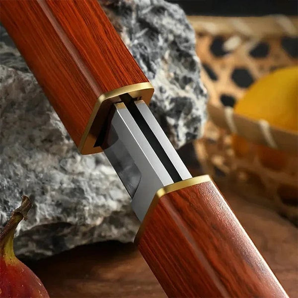 Planet Gates 2024Forged Boning Meat Cleaver Knife Stainless Steel Mongolian Kitchen Hand Meat Fruit Knife Roasted Lamb Steak Knife with Cover