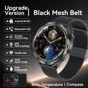 Planet Gates 2024New For HUAWEI Sports Smart Bracelet Men Watch 1.85 AMOLED Screen GPS Compass Altimeter Waterproof Bluetooth Call SmartWatch