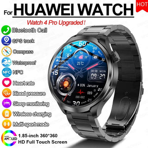 Planet Gates 2024New For HUAWEI Sports Smart Bracelet Men Watch 1.85 AMOLED Screen GPS Compass Altimeter Waterproof Bluetooth Call SmartWatch