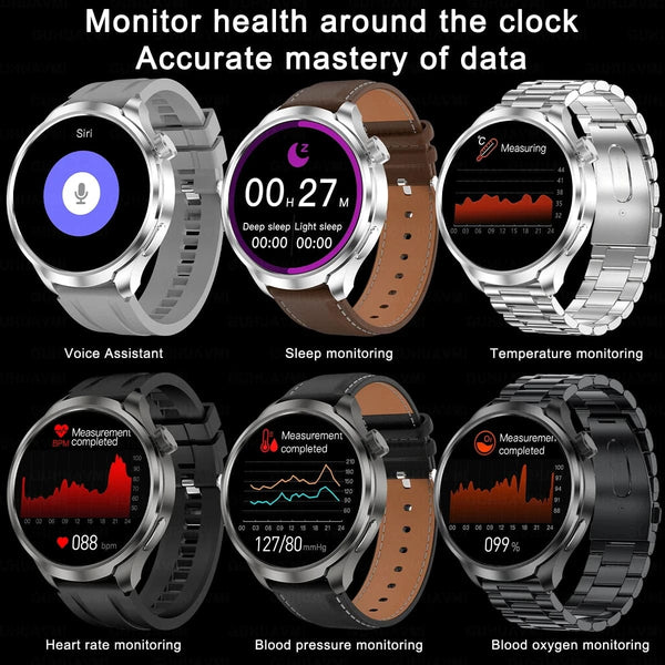 Planet Gates 2024New For HUAWEI Sports Smart Bracelet Men Watch 1.85 AMOLED Screen GPS Compass Altimeter Waterproof Bluetooth Call SmartWatch