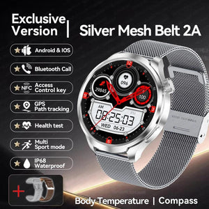 Planet Gates 2024New For HUAWEI Sports Smart Bracelet Men Watch 1.85 AMOLED Screen GPS Compass Altimeter Waterproof Bluetooth Call SmartWatch