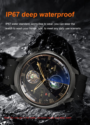 Planet Gates 2024New For HUAWEI Sports Smart Bracelet Men Watch 1.85 AMOLED Screen GPS Compass Altimeter Waterproof Bluetooth Call SmartWatch