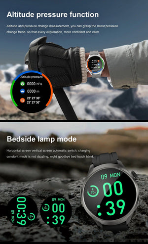 Planet Gates 2024New For HUAWEI Sports Smart Bracelet Men Watch 1.85 AMOLED Screen GPS Compass Altimeter Waterproof Bluetooth Call SmartWatch