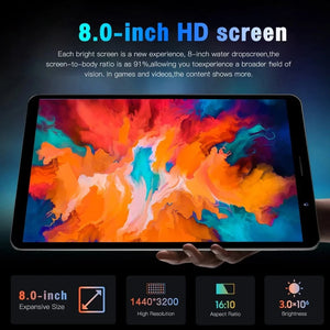 Planet Gates 2025 Pad Tab 14 8 inch Android 12 16GB Ram 1TB Rom Dual SIM 10 Core Dimensity 9000 WPS GPS Bluetooth 10000mAh Original Tablet