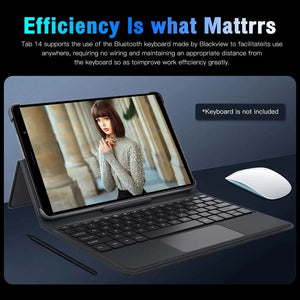 Planet Gates 2025 Pad Tab 14 8 inch Android 12 16GB Ram 1TB Rom Dual SIM 10 Core Dimensity 9000 WPS GPS Bluetooth 10000mAh Original Tablet