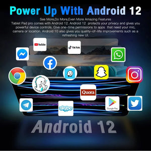 Planet Gates 2025 Pad Tab 14 8 inch Android 12 16GB Ram 1TB Rom Dual SIM 10 Core Dimensity 9000 WPS GPS Bluetooth 10000mAh Original Tablet