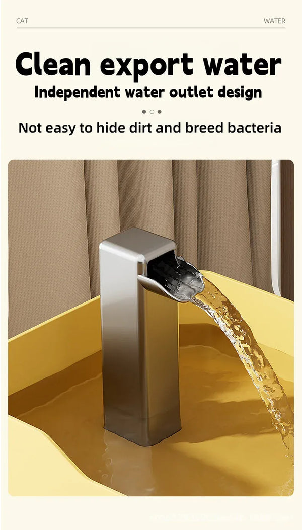 Planet Gates 2026 new Cat Automatic Water Dispenser Drinking circulating filters flowing water intelligent pet automatic water dispenser