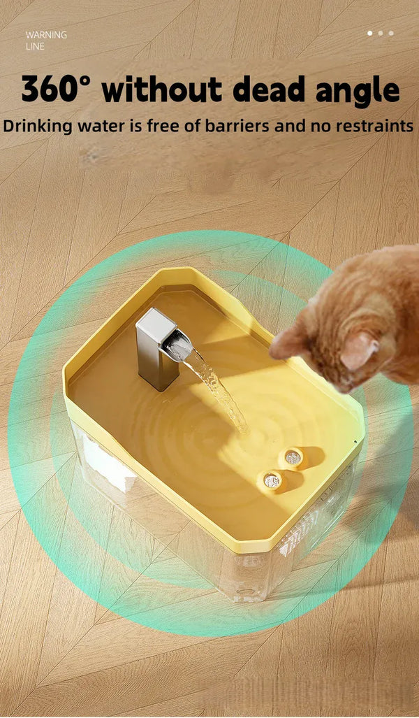 Planet Gates 2026 new Cat Automatic Water Dispenser Drinking circulating filters flowing water intelligent pet automatic water dispenser