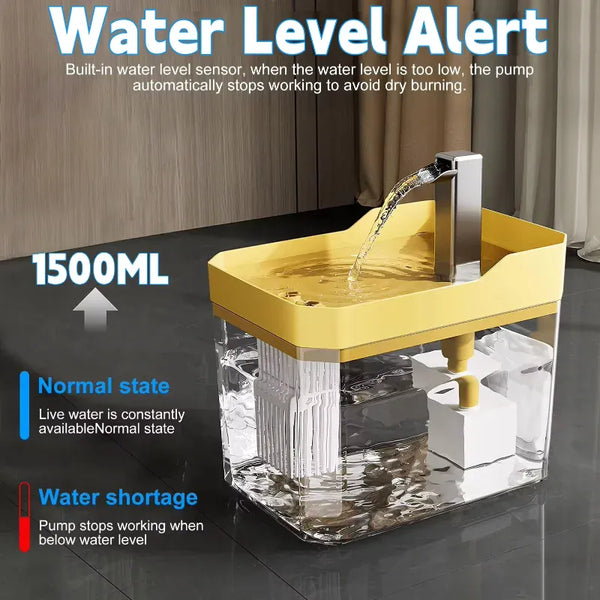 Planet Gates 2026 new Cat Automatic Water Dispenser Drinking circulating filters flowing water intelligent pet automatic water dispenser