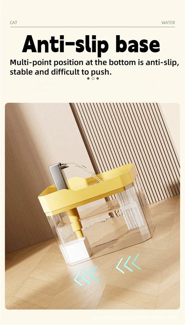 Planet Gates 2026 new Cat Automatic Water Dispenser Drinking circulating filters flowing water intelligent pet automatic water dispenser