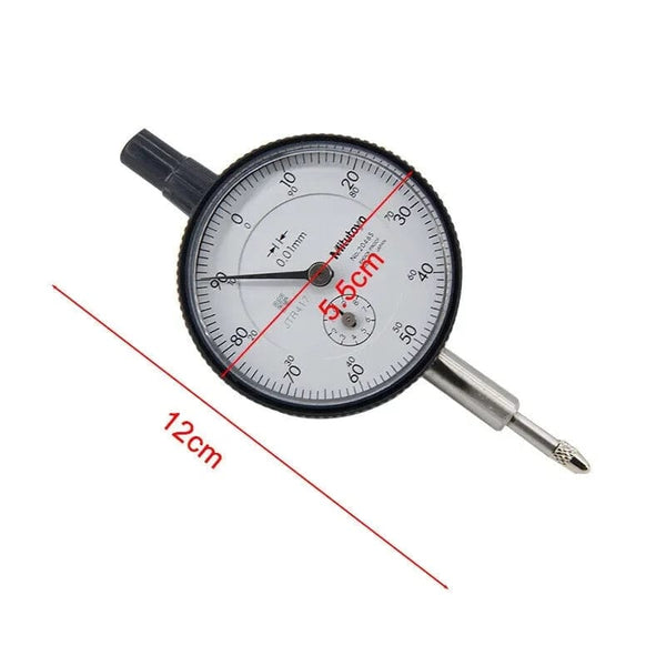 Planet Gates 2046S Mitutoyo 2046S Standard Plunger Dial Indicator 10mm Gauge Test Inspection Dial Gauge