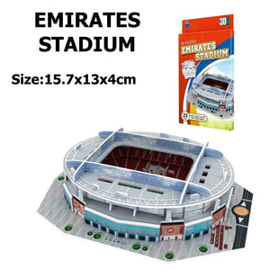 Planet Gates 20605s Miniature Football Field 3D DIY Puzzle World Famous Stadiums Models Football Game Peripheral Toys Fans Birthday Toys Gifts DDJ