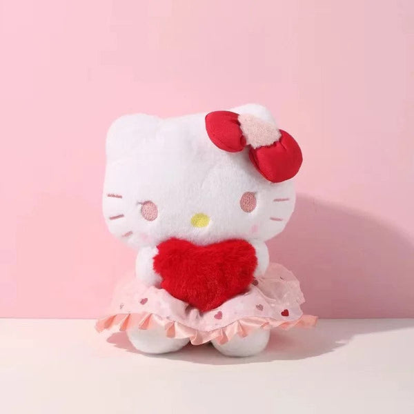 Planet Gates 20cm 1 Sanrio Hello Kitty Stuffed Plush Toys Kawaii Kuromi Melody Cinnamoroll Throw Pillow Cartoon Doll Home Decoration Christmas Gift