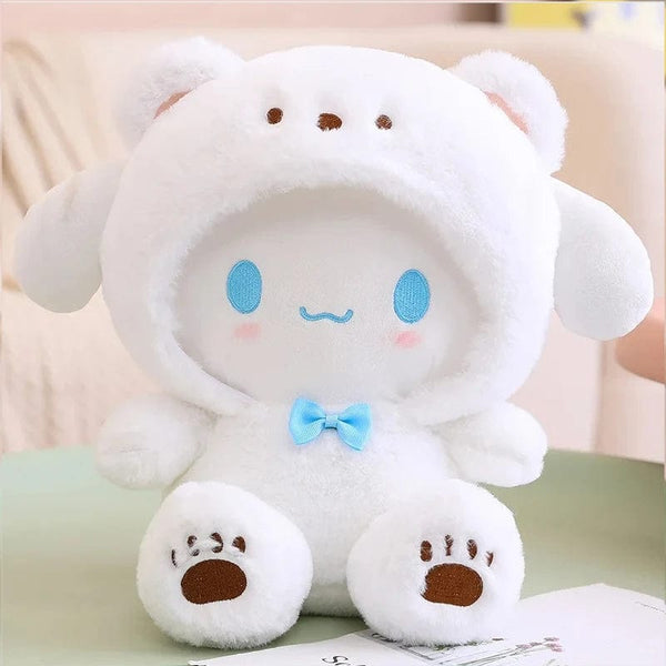 Planet Gates 20cm 12 Sanrio Hello Kitty Stuffed Plush Toys Kawaii Kuromi Melody Cinnamoroll Throw Pillow Cartoon Doll Home Decoration Christmas Gift