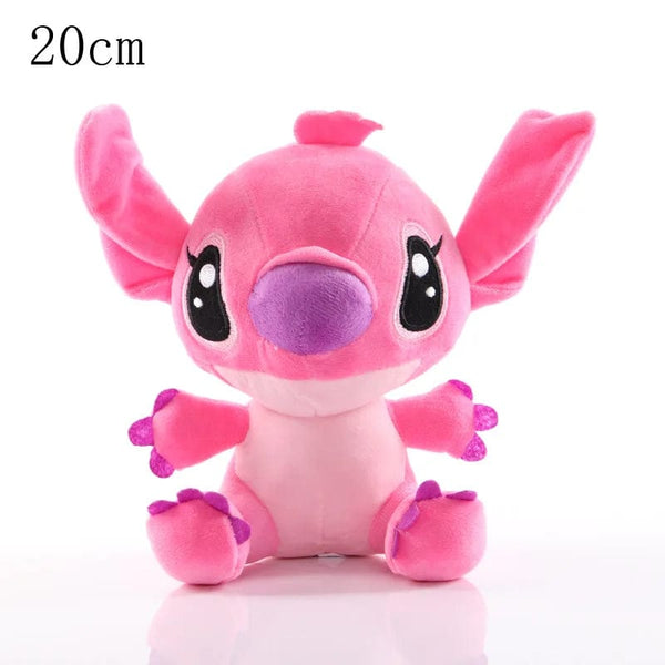 Planet Gates 20CM-2 Hot Disney Cartoon Blue Pink Stitch Plush Dolls Anime Toys Lilo and Stitch Stich Plush Stuffed Toys Christmas Gifts for Kids