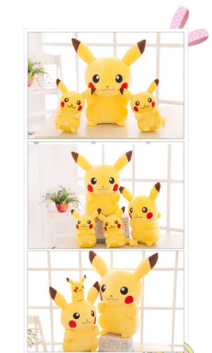 Planet Gates 20cm / 20cm 20cm high quality Pikachu Plush Toys Collection Pokemon Pikachu Plush Doll Toys For kids toys Christmas Gift