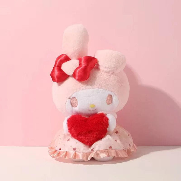 Planet Gates 20cm 4 Sanrio Hello Kitty Stuffed Plush Toys Kawaii Kuromi Melody Cinnamoroll Throw Pillow Cartoon Doll Home Decoration Christmas Gift